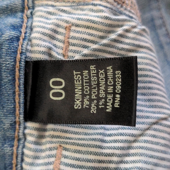 Bullhead Black 00 Skinniest Skinny Jeans - Picture 2 of 3